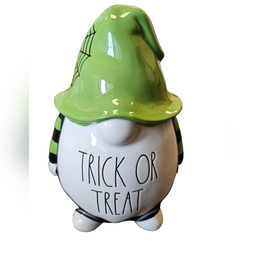 Rae Dunn Halloween Trick or Treat Gnome Home Decor NEW